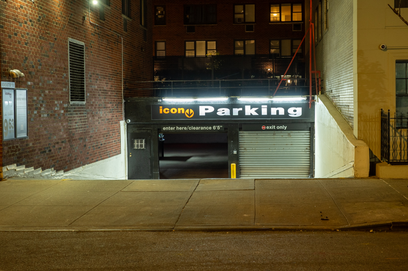 dark garage